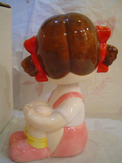 1999 peko 陶器貯金人形