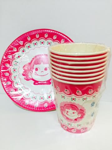 02 Peko 紙杯紙碟Set(各8pcs)