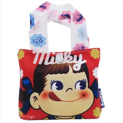 2017 Peko Milky摺合購物袋連小袋(紅)