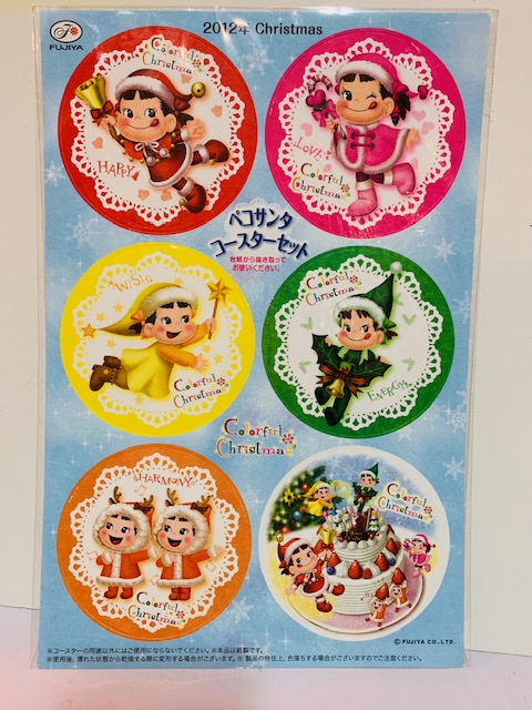 2012 Peko xmas 杯墊1套6個