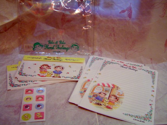 01 Peko Poko Flora Feeling 信紙Set