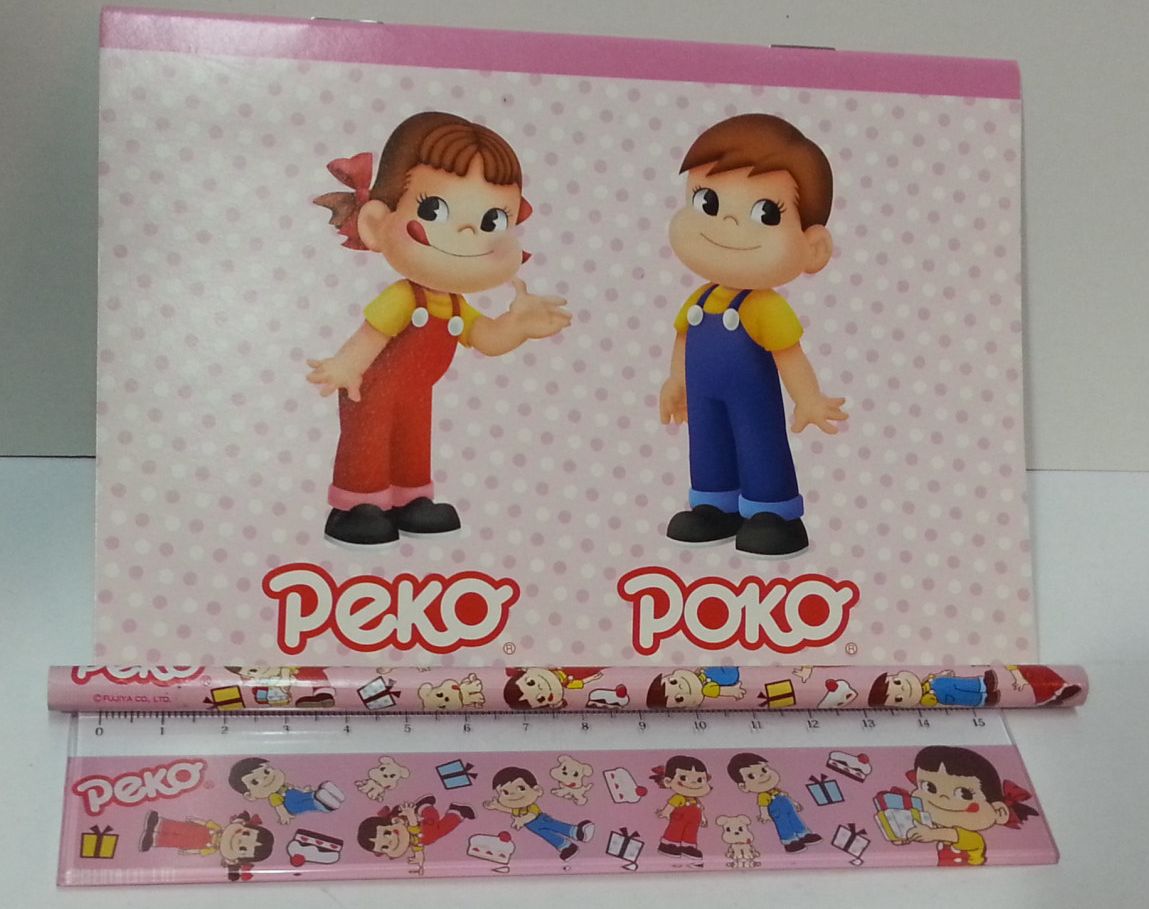 Peko 畫簿文具Set1