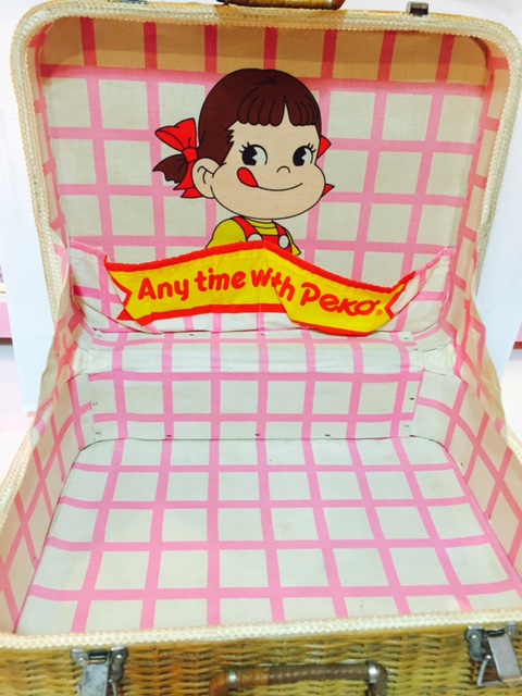 80's Peko 手提籐籃