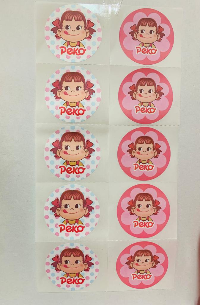 2016 Peko 貼紙1套10個