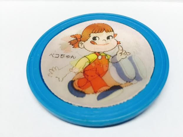 80's Peko 扣章-藍色