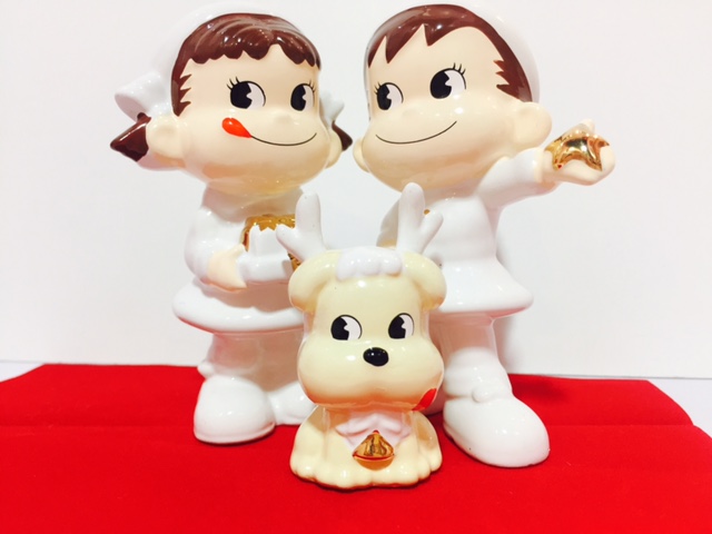 06 White Peko Poko Xmas 陶器人形禮盒