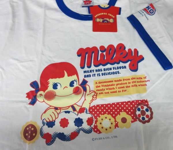 08 Peko T-shirt-Milky (L size)