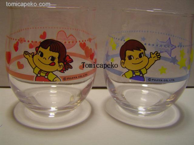 07 Peko Poko 玻璃杯一對