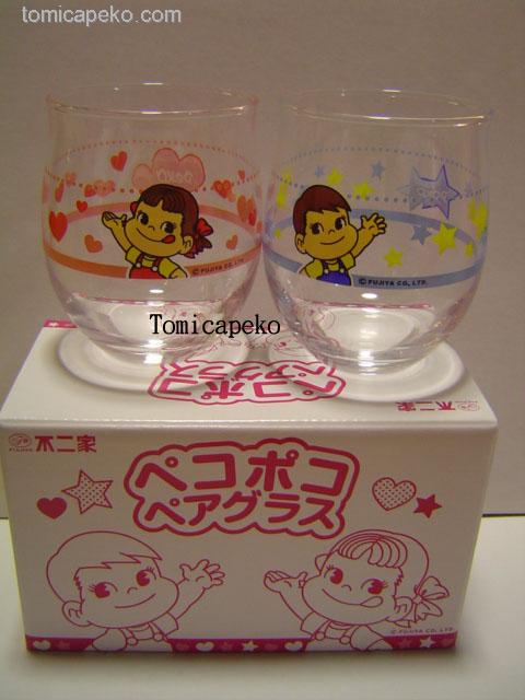07 Peko Poko 玻璃杯一對