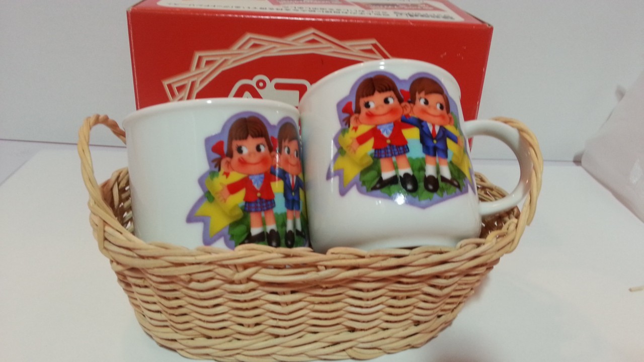 05 Peko Poko 杯1套2件連籃-上學