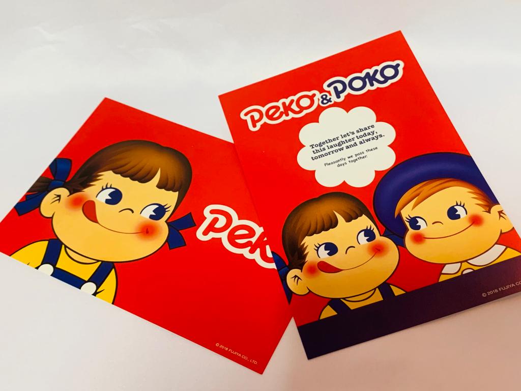 2018 Peko 明信片1套2張