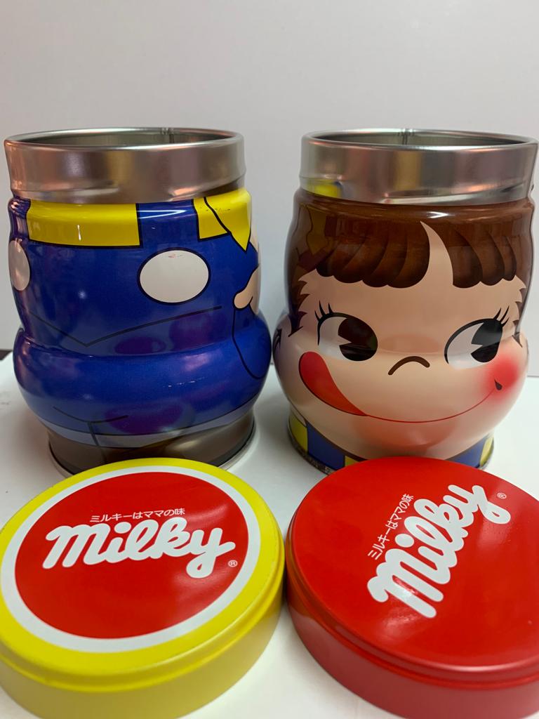 01 Peko Milky 兩層人形缶