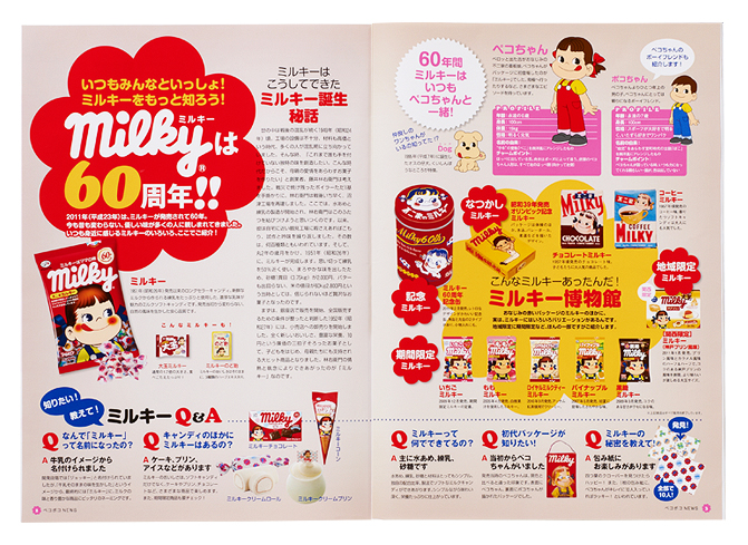 2011 Milky 祭Peko 報紙附送紙汽球