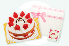 2011 Milky 祭Peko 卡 Set(草莓蛋糕)