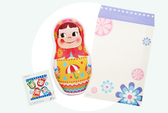 2011 Milky 祭Peko 卡 Set(俄羅斯娃娃)