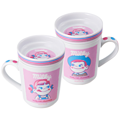 2011 Milky 祭Peko 杯連杯蓋(粉紅)