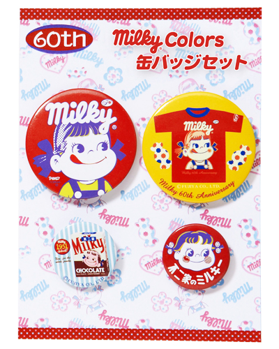 2011 Milky 祭Peko 扣章1套4个-红