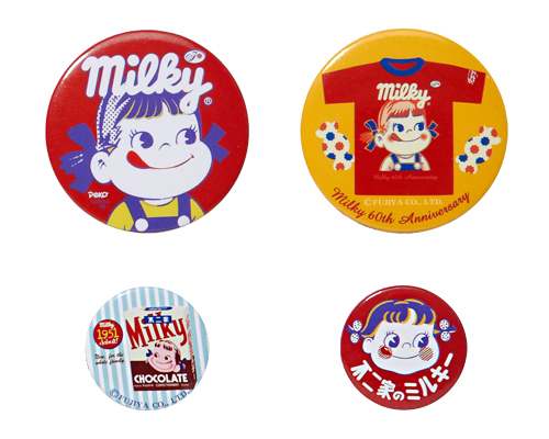 2011 Milky 祭Peko 扣章1套4個-紅