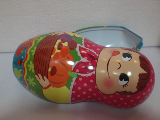 2011 Peko萬聖節人形鐵缶附糖 -南瓜(中)
