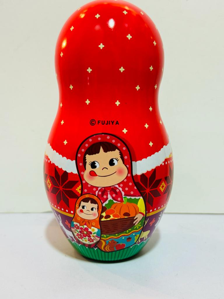 2011 Peko 俄羅斯娃娃人形缶-薑餅人(大)