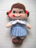 01 My Little Peko-蓝百摺裙