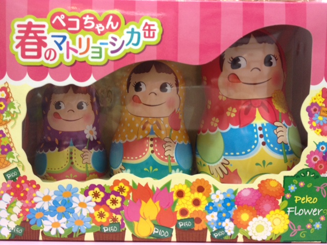 2012 Peko 俄羅斯娃娃人形糖果1套3款-大中小
