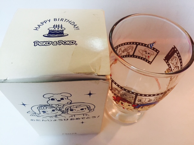 01 Peko Poko 玻璃杯-生日