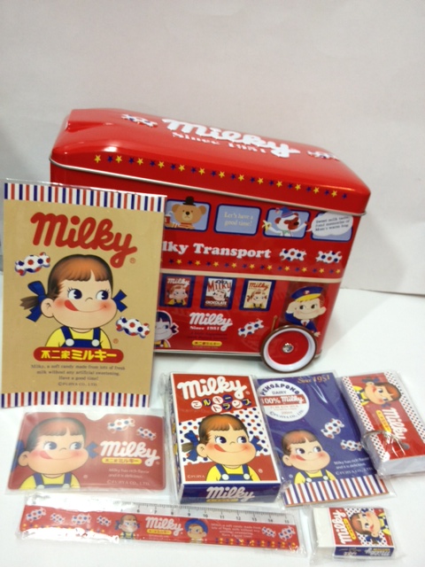 2012 Peko 秘密寶箱-London Bus 付Milky 精品7件