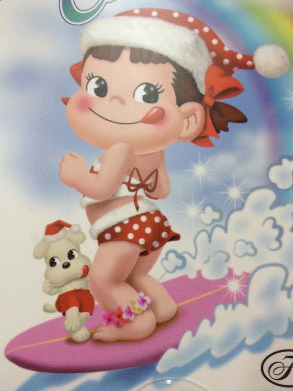 2012 Peko 膠扇-summer santa2