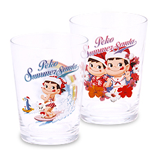 2012  Peko 玻璃杯1套2件-summer santa