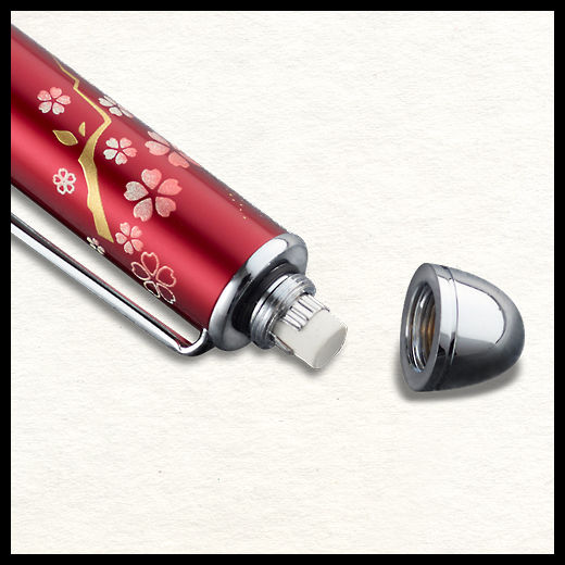 2012 Peko優美蒔絵複合筆-紅