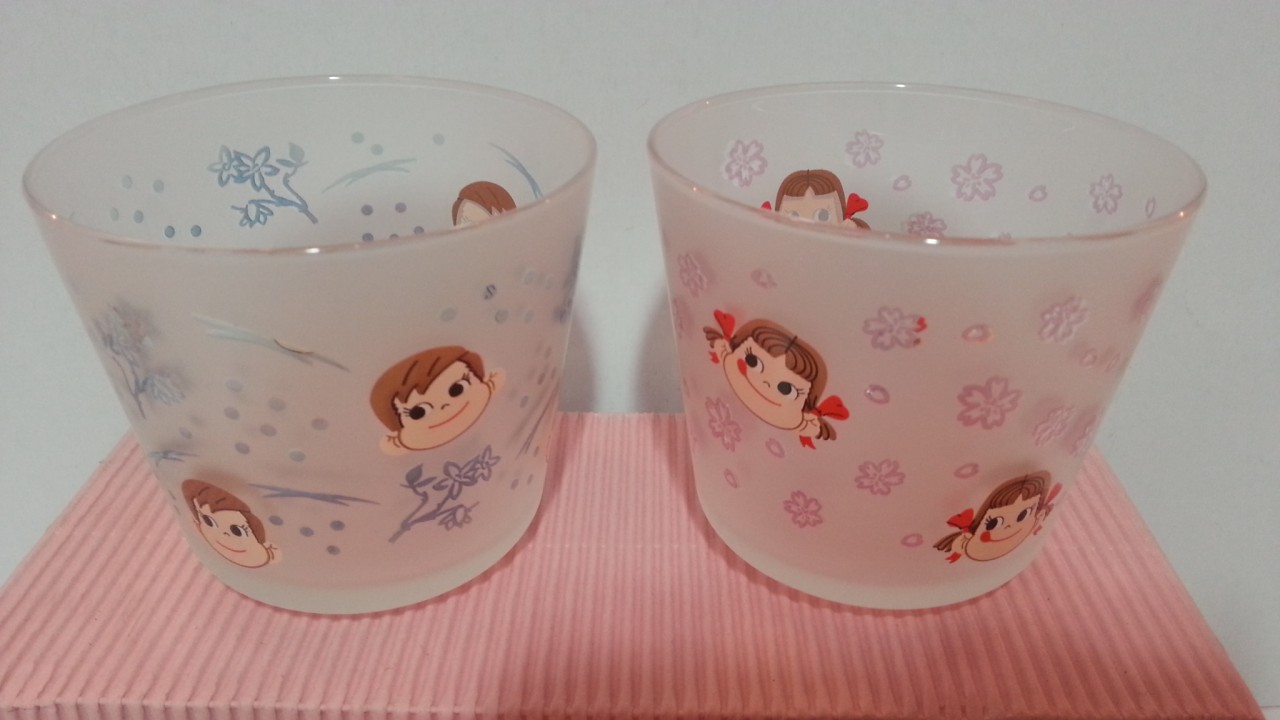 05 Peko Poko 磨砂透明杯1对