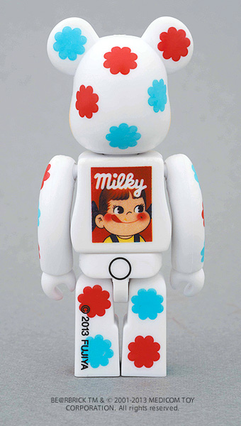 2013 Peko Poko bearbrick set 100%-Milky Medicomtoy
