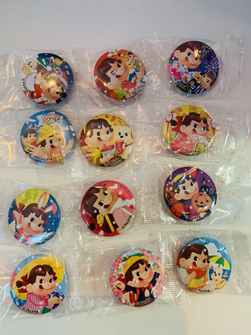Peko 扣章1套12pcs (月份)