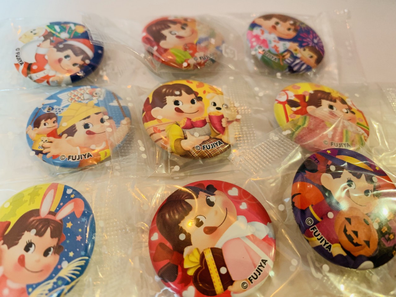 Peko 扣章1套12pcs (月份)
