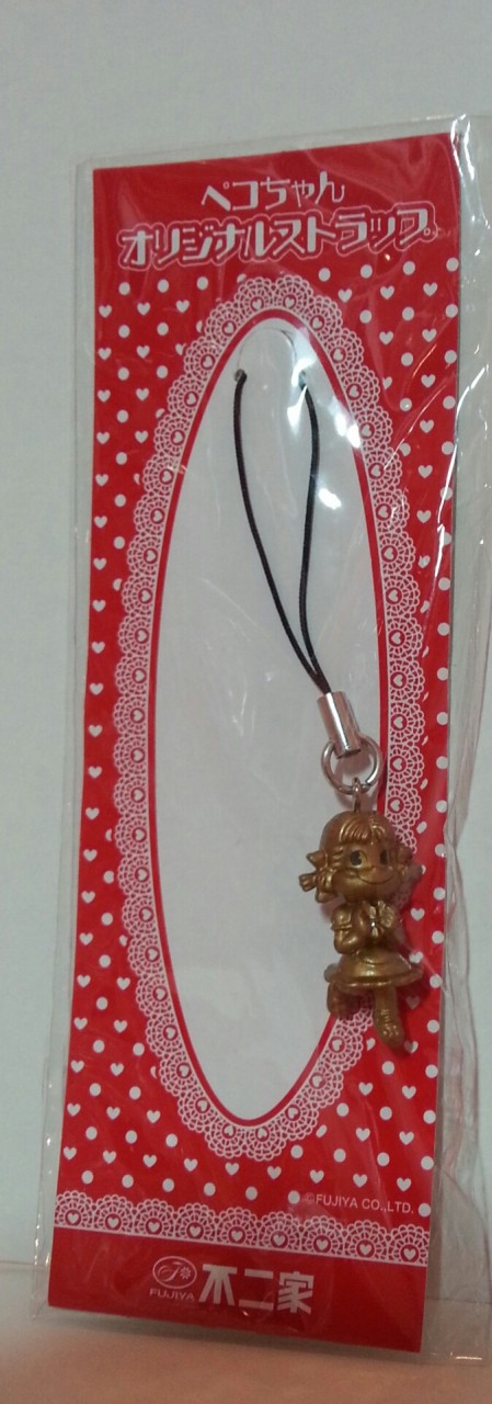 2012 Peko 電話繩-金色Peko