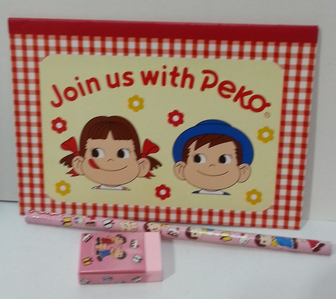 Peko 畫簿文具Set2
