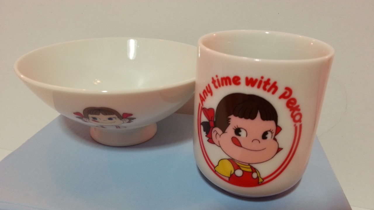80's Peko Poko 杯碗套裝