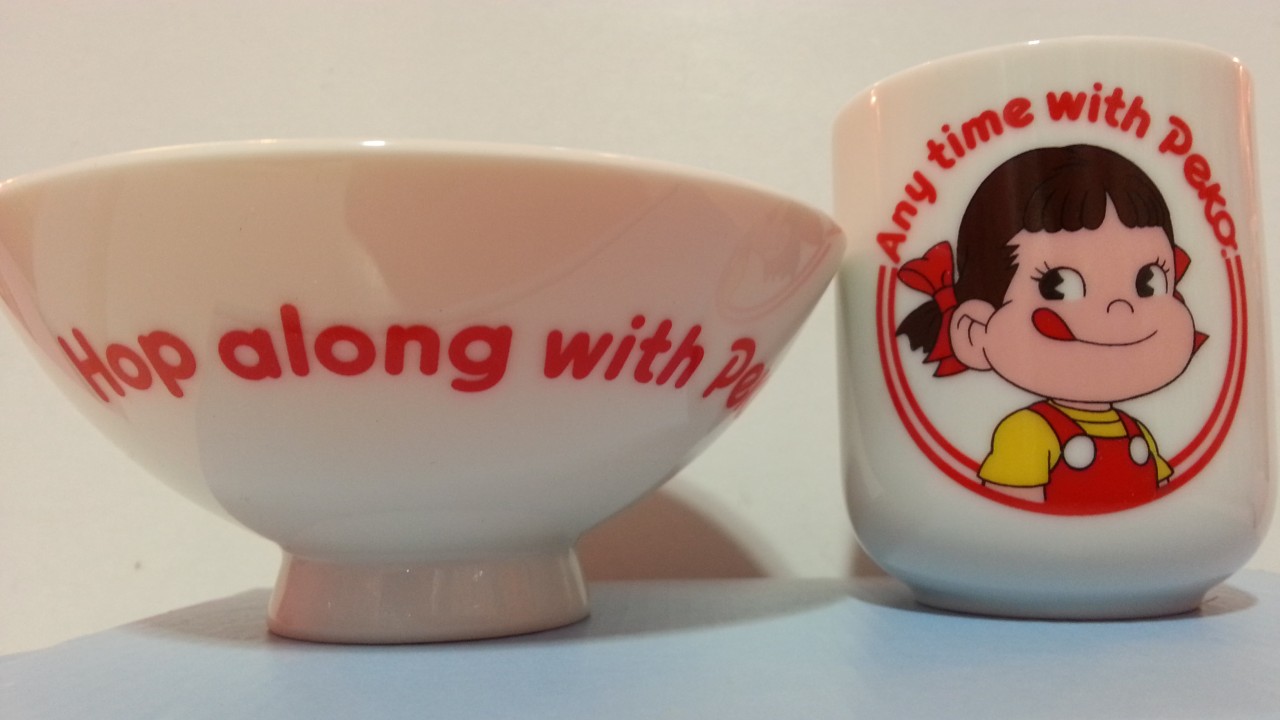80's Peko Poko 杯碗套裝