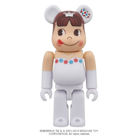 2014 Peko Poko bearbrick set100%-wedding Medicomtoy