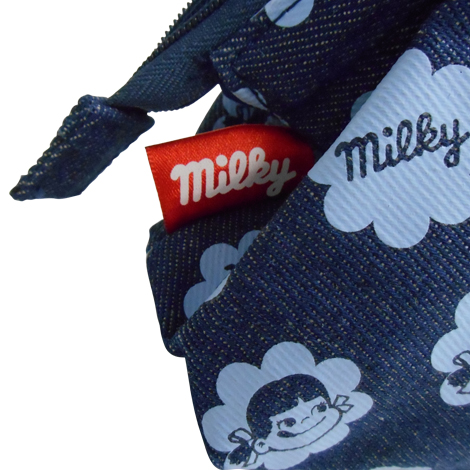 2014 Peko Milky 牛仔布鐵線小袋