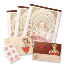 2014 Peko 信封信紙Set-Floral Peko