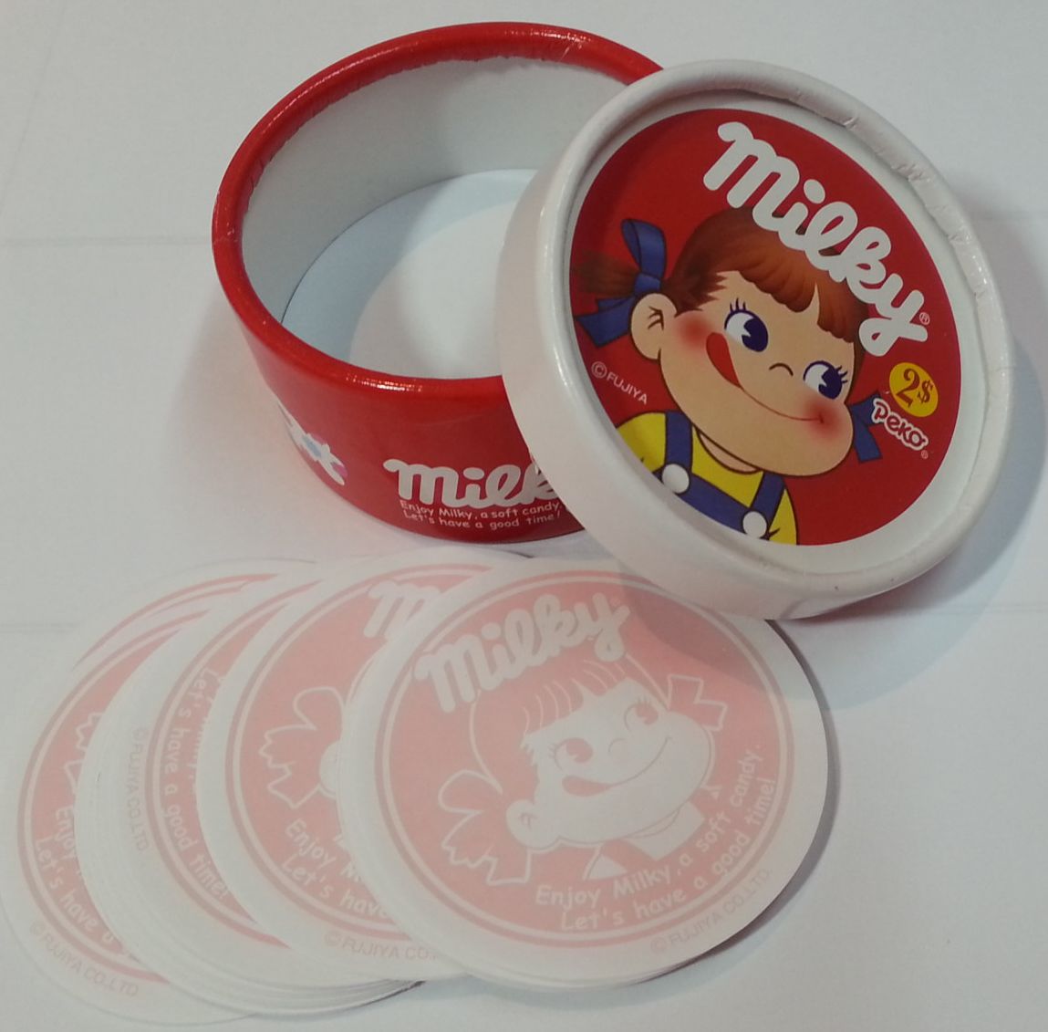 07 Peko Memo 纸-no.6 红Milky