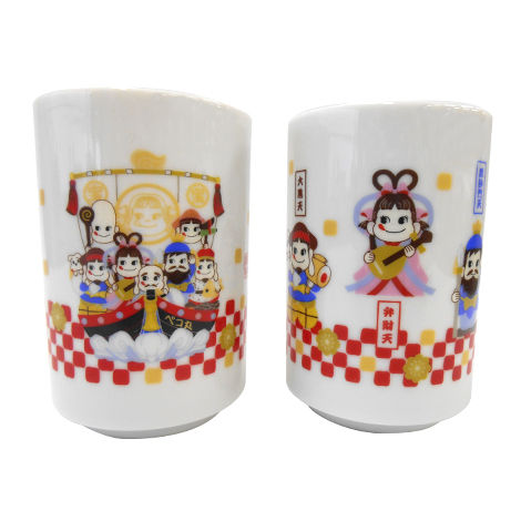 2014 开运Peko Poko 七福神杯1套2个