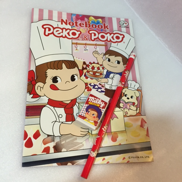 Peko A5拍子簿,铅筆,胶擦Set-厨师