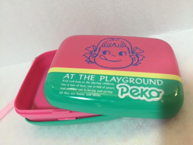 80's Peko 鐵盒(粉紅+綠)