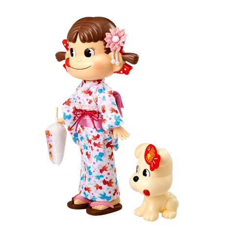2015 Peko 浴衣人形連小狗