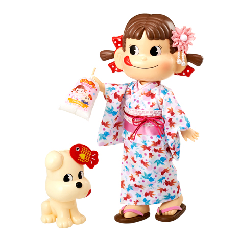 2015 Peko 浴衣人形連小狗